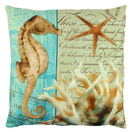 Aberto Design Cojín A12615 de Algodón y Poliéster 43x43 cm